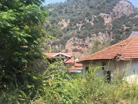 Maras Dalyan Villa Zum Verkauf-Grundstück Zum Verkauf Mit Blick Auf Die Königlichen Gräber 1026M2