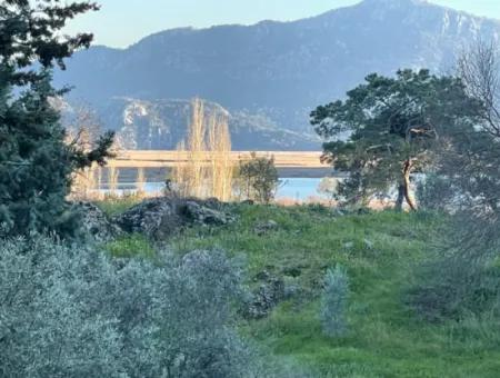 Çandır'sa Land For Sale With Sea And Lake View 545M2