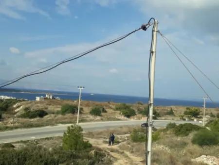 Land For Sale In Çeşme Dalyan Neighborhood With Full Sea View 1176M2 Zoning