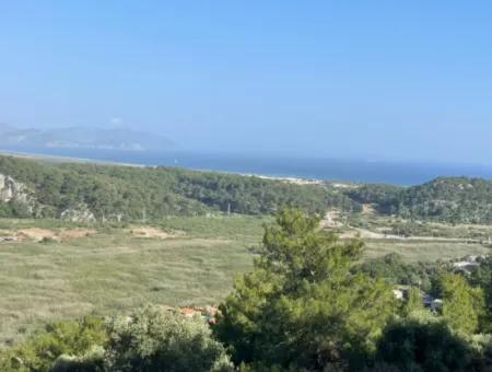 Land For Sale In Sarigerme 425M2 With Full Sea View