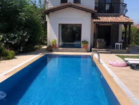 Dalyan Satılık Villa 615M2 Arsa İçinde 3+1 Satılık Villa